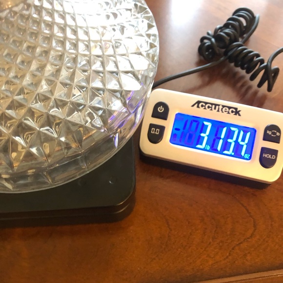 Vintage 50’s High Quality Crystal Glass Ship's Decanter Diamond Cut English - Picture 15 of 15